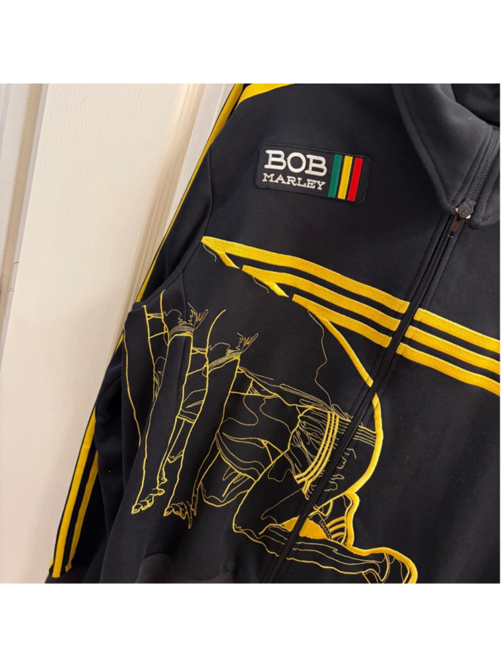 Adidas Bob Marley Rasta Firebird Jamaica Style Jacket Size L